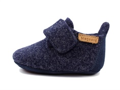 Bisgaard blue slippers with Velcro